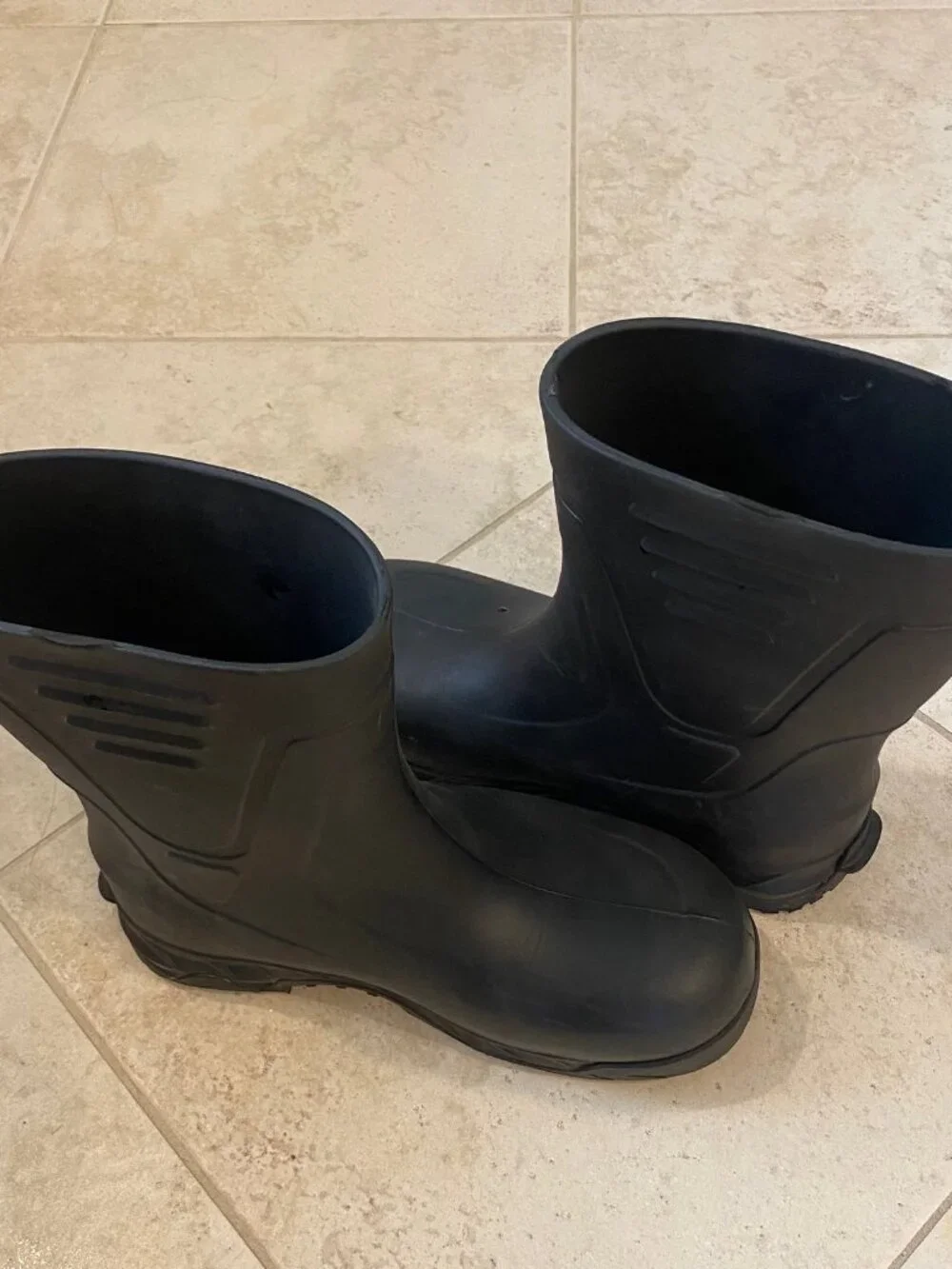 ACE Black Bullfrog PRO II Steel Toe Unisex Work Boots Shoes Crews Men 9 Women 11